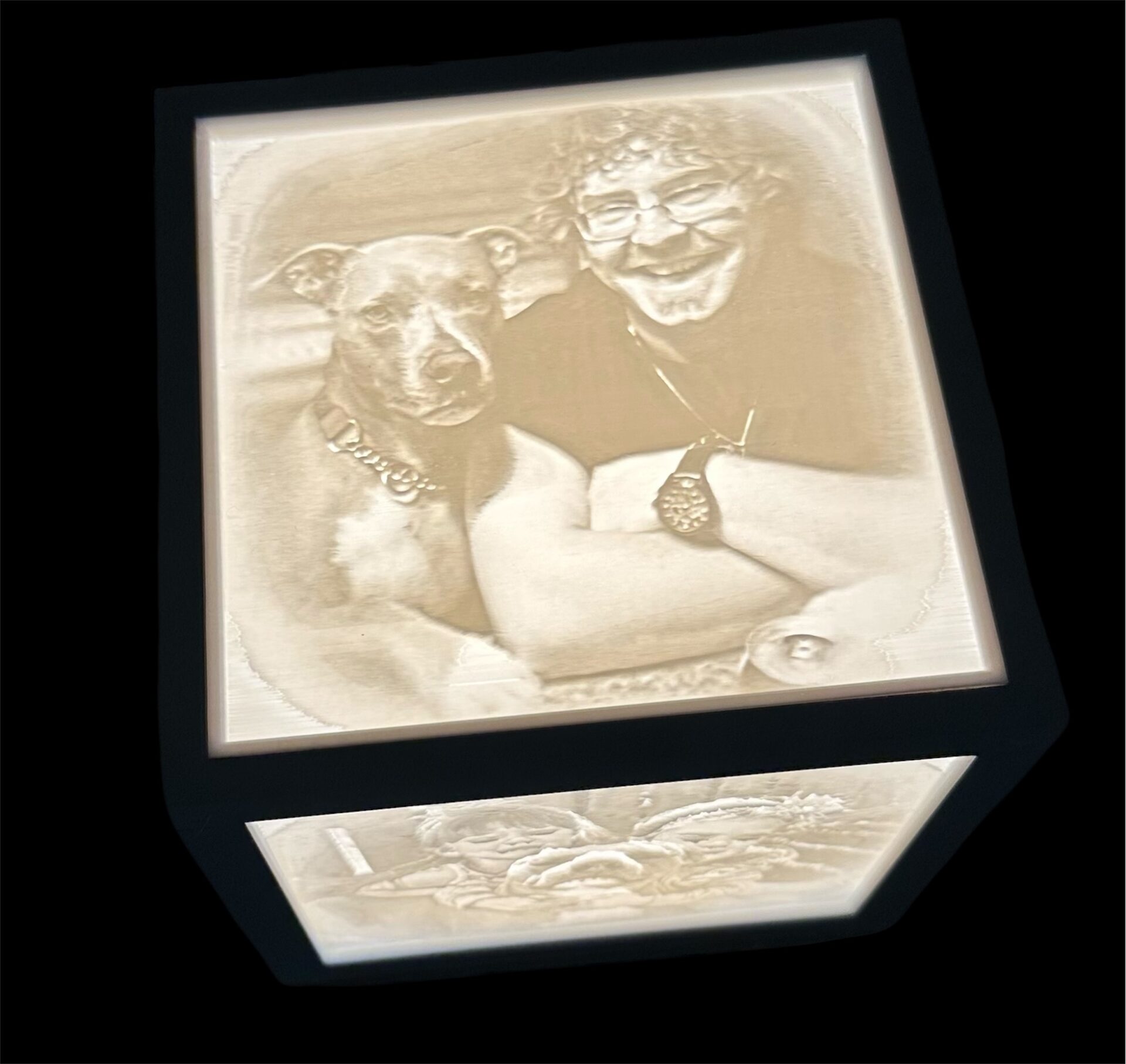 Custom photo lithophane box